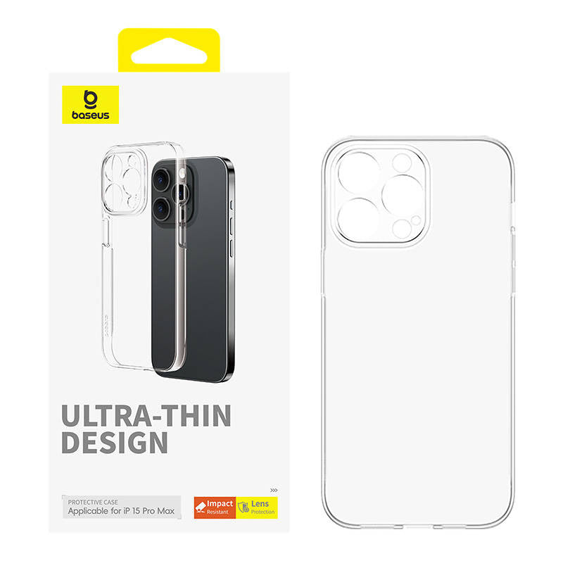 Baseus Θήκη OS-Lucent Series για iPhone 15 ProMax (Διαφανής)