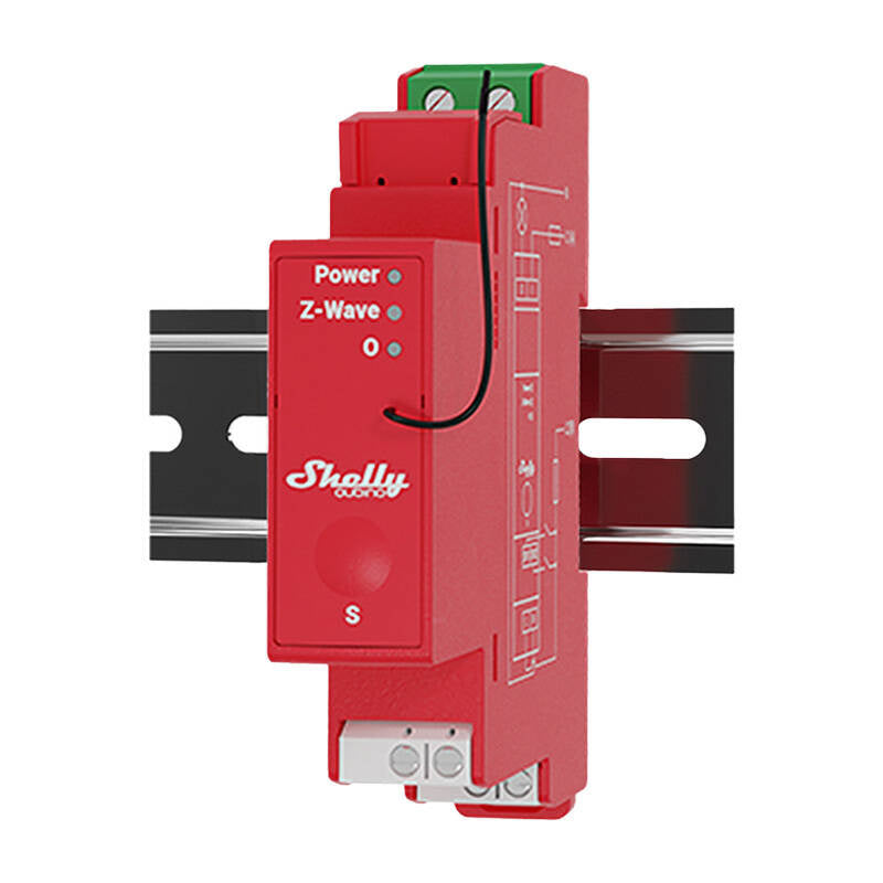 Shelly Qubino Pro 1PM DIN rail Relay, 1-channel, Z-Wave (Power measurement)