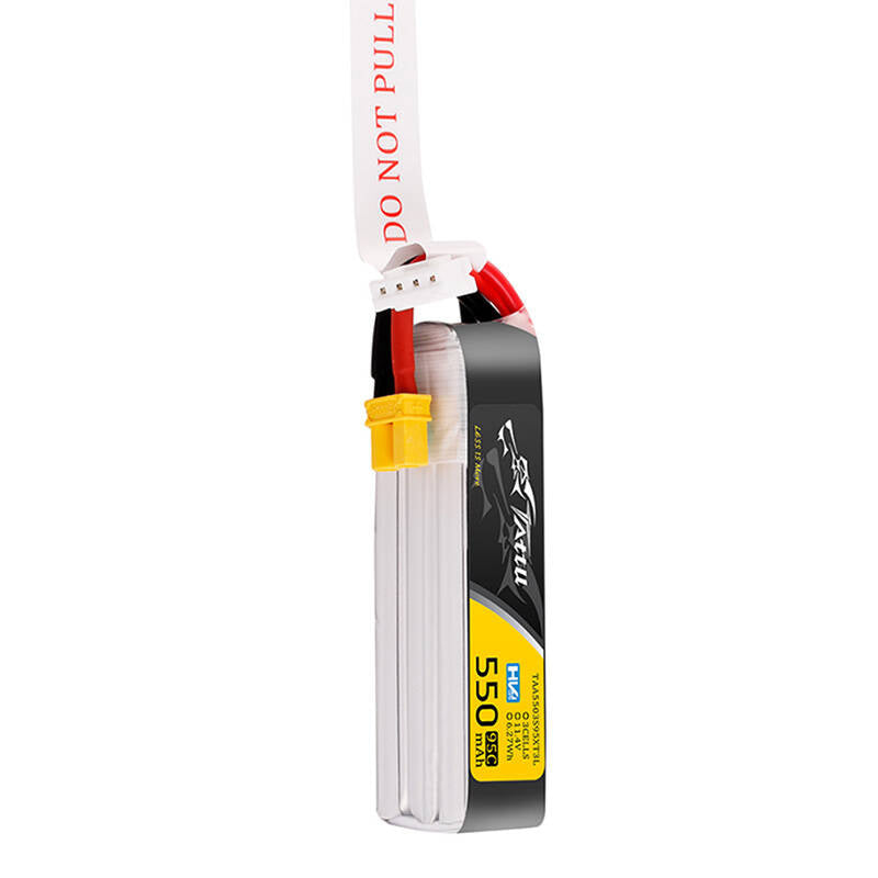 Tattu 3s 550mAh 95C 11.4V HV Lipo Battery with XT30 Plug Long-Pack
