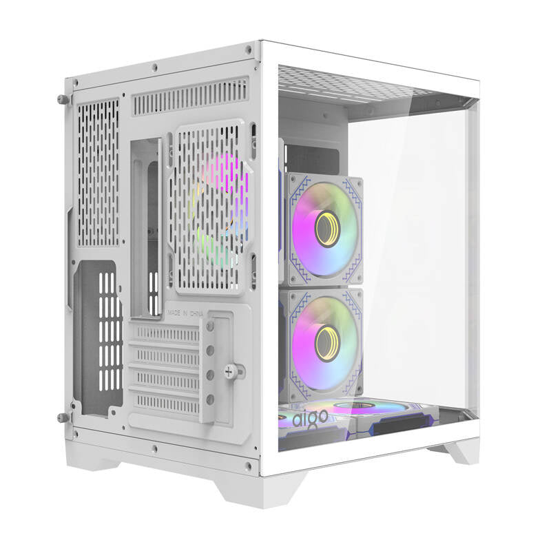 Darkflash Computer Case FT350 + 5 aRGB fans (white)