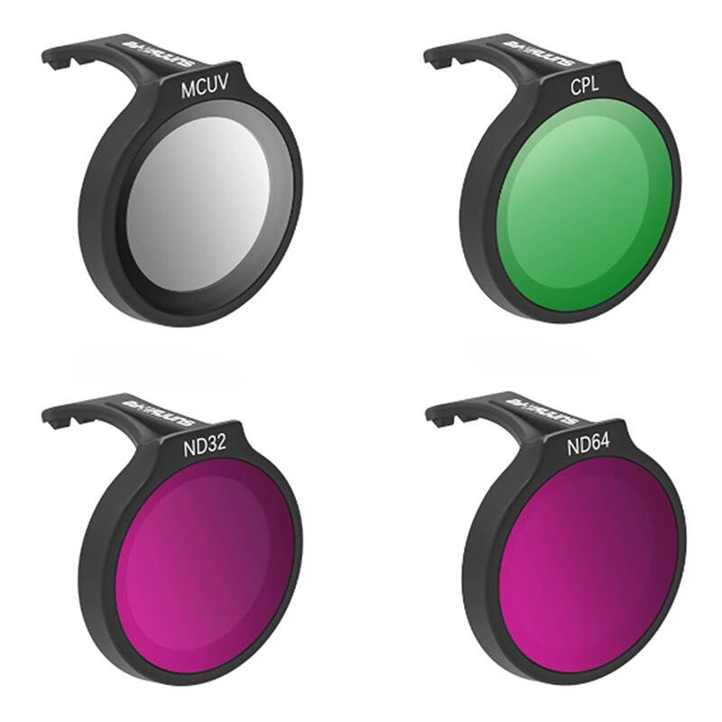 Four filters kit SUNNYLIFE for DJI Neo  MCUV+CPL+ND32+ND64