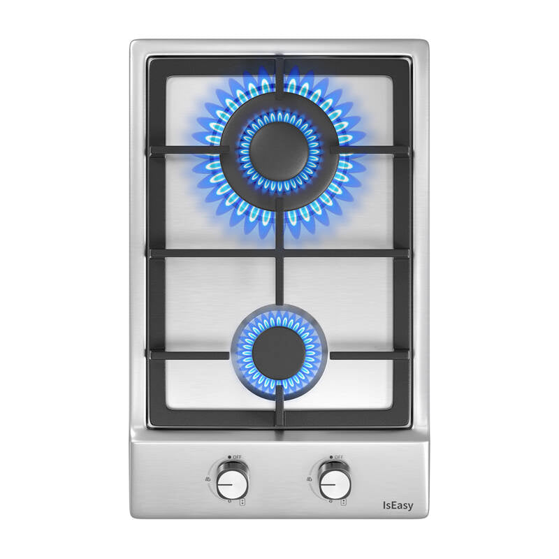 Gas stove IsEasy Two-zones MGBS-312A (Stainless steel)