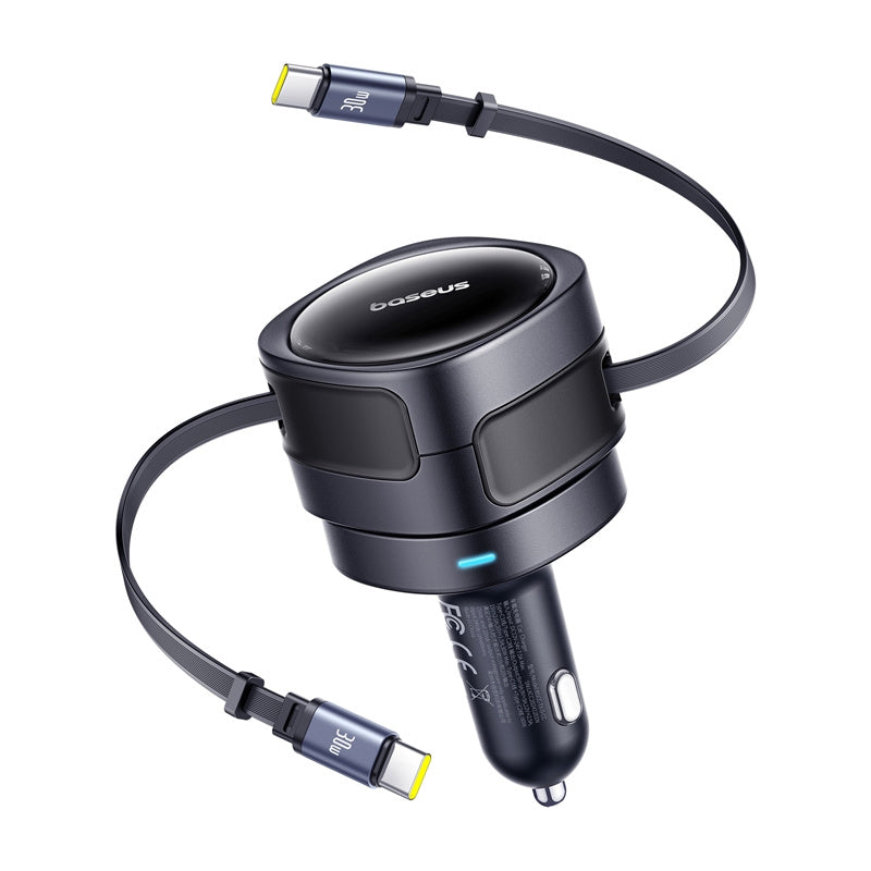 Enjoyment Max Car Charger C+C Cables 60W Black