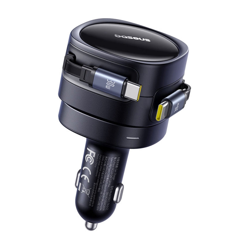 Enjoyment Max Car Charger C+C Cables 60W Black