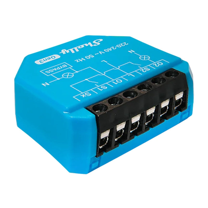 2-channel non-neutral lighting controller Shelly 2L Gen3 WiFi