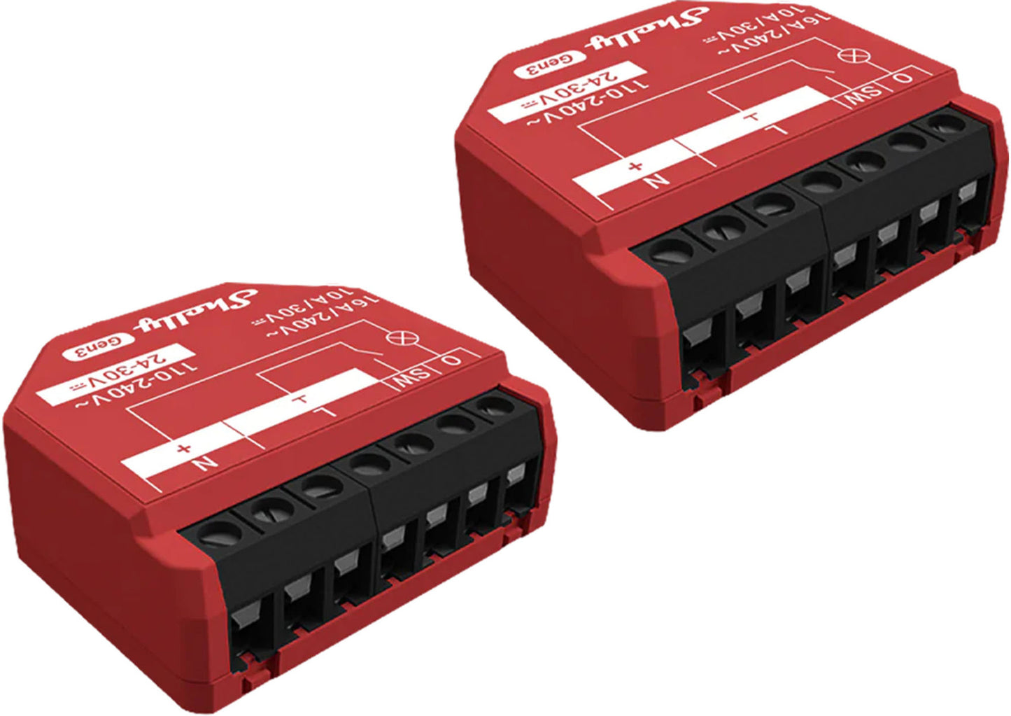Shelly 1PM Gen3 Set of 2 Controller WiFi/Bluetooth