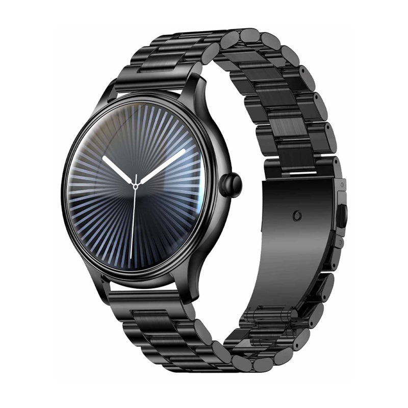 Smart Watch COLMI L28 (Black + Black steel strap)