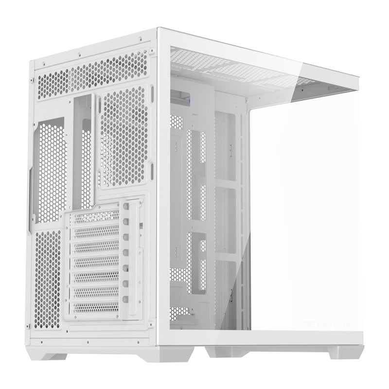 DarkFlash Computer Case C280 White (No Fans)