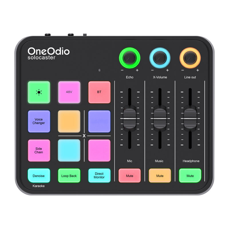 Audio Mixer & Sound Card OneOdio Solocaster