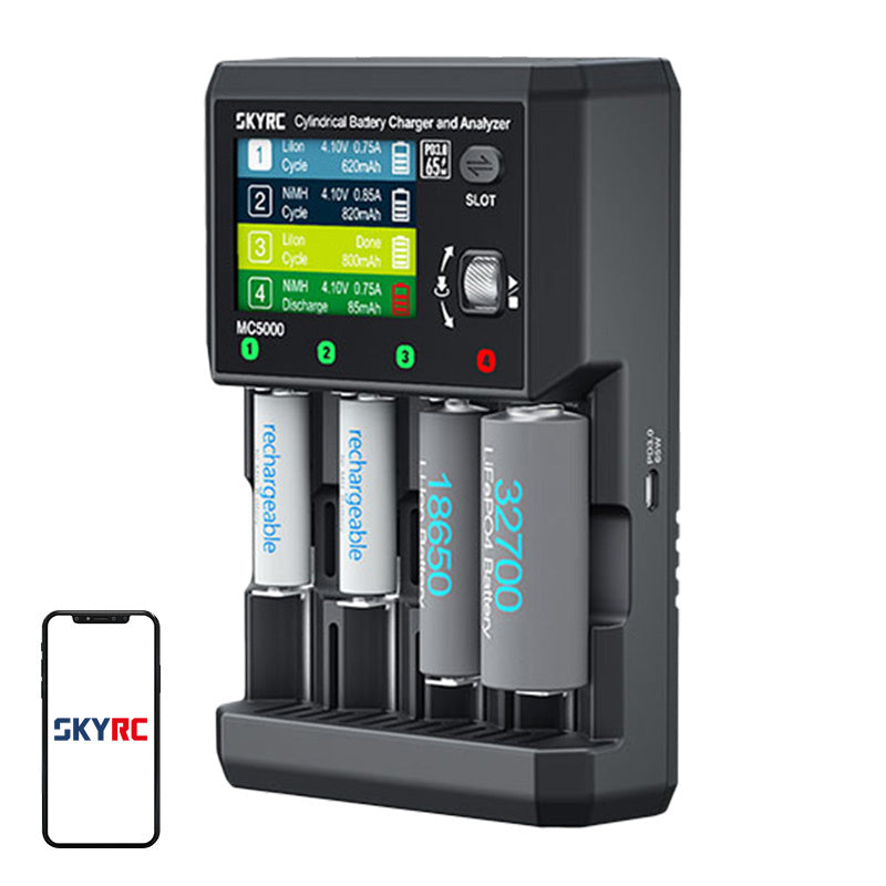 SkyRC MC5000 Cylindrical Battery Charger and Analyzer