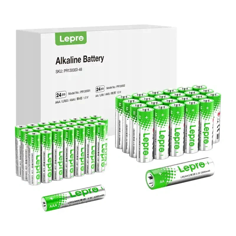 Alkaline batteries LEPRO 130003-48 AA/AAA 48pcs