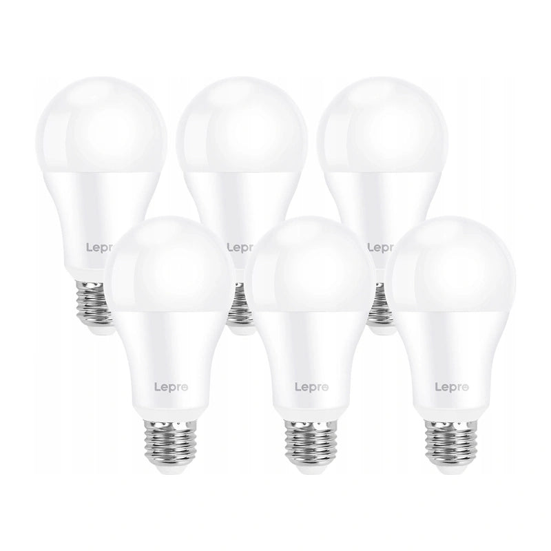 LED bulb LEPRO 100080-DW-EU-6 E27 A60 13W(100W) 1521lm 6500K 180° 6pcs