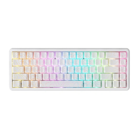 Keyboard ATTACK SHARK X65 HE (white)