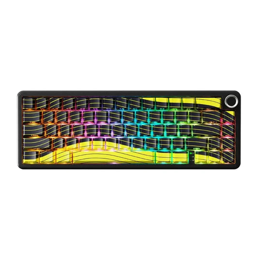 Keyboard ATTACK SHARK X65 PRO HE (black and yellow)