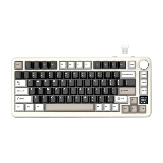 Mechanical keyboard ATTACK SHARK X87 (cheese white)