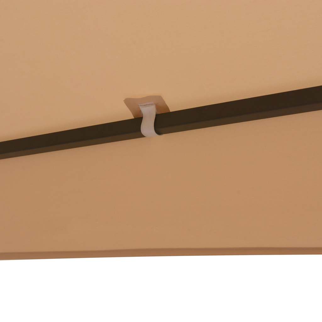 vidaXL Κιόσκι/Τέντα Κήπου Εξαγωνικό Μπεζ 323 x 265 εκ.