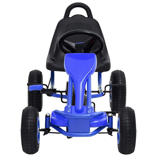 vidaXL Go Kart με Πετάλια και Λάστιχα Πεπιεσμένου Αέρα Μπλε