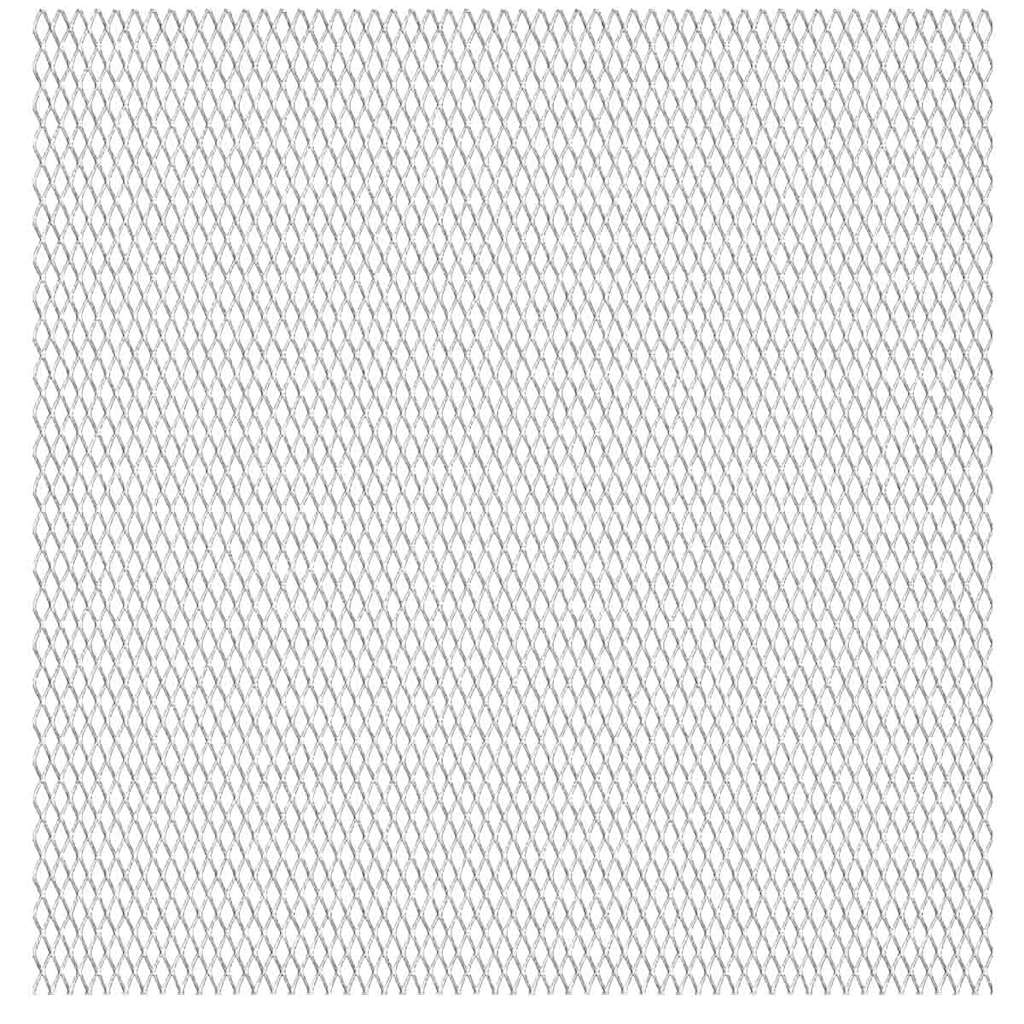 vidaXL Πλέγμα Ανεπτυγμένο 100x85 εκ./30x17x2,5 χιλ. Ανοξείδωτο Ατσάλι