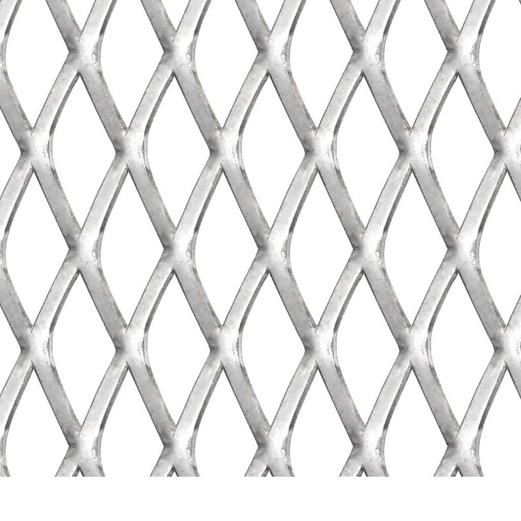 vidaXL Πλέγμα Ανεπτυγμένο 100x85 εκ./30x17x2,5 χιλ. Ανοξείδωτο Ατσάλι