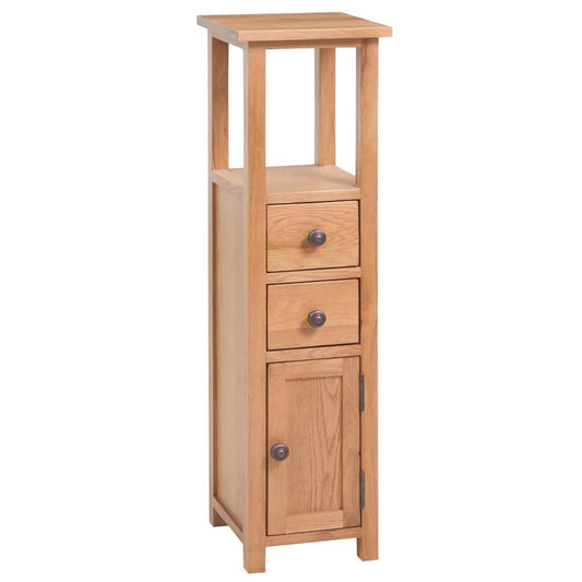 vidaXL Έπιπλο Γωνιακό 26 x 26 x 94 εκ. από Μασίφ Ξύλο Δρυός