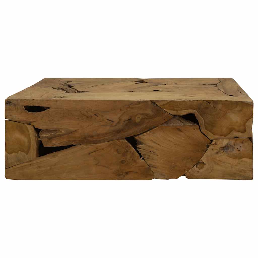 vidaXL Τραπεζάκι Σαλονιού Καφέ 90 x 50 x 30 εκ. από Αληθινό Ξύλο Teak