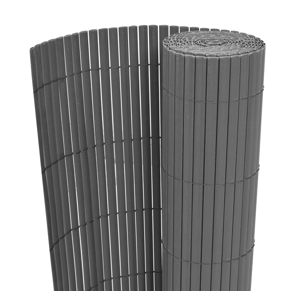 vidaXL Φράχτης Κήπου Γκρι 150 x 300 cm PVC