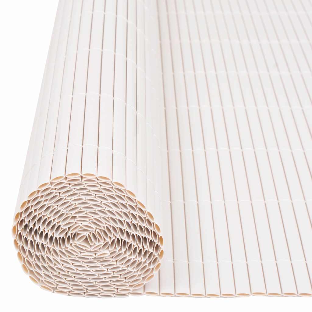 vidaXL Φράχτης Κήπου Λευκό 150 x 500 cm PVC