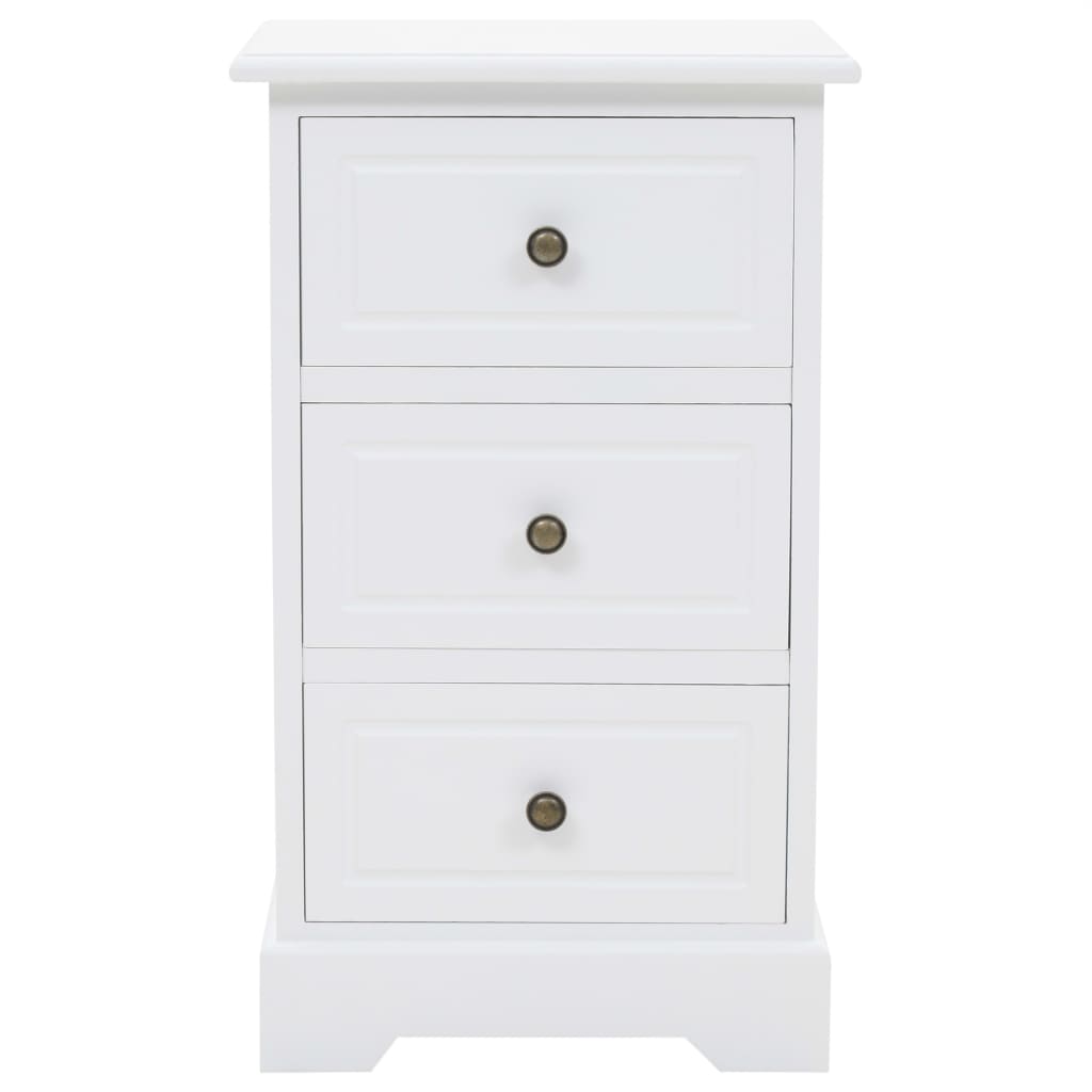 vidaXL Κομοδίνο 35 x 32 x 59 εκ. από MDF και Ξύλο Πεύκου
