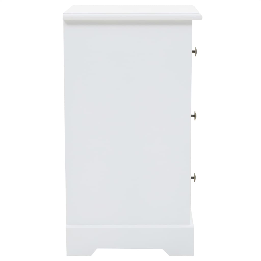 vidaXL Κομοδίνο 35 x 32 x 59 εκ. από MDF και Ξύλο Πεύκου