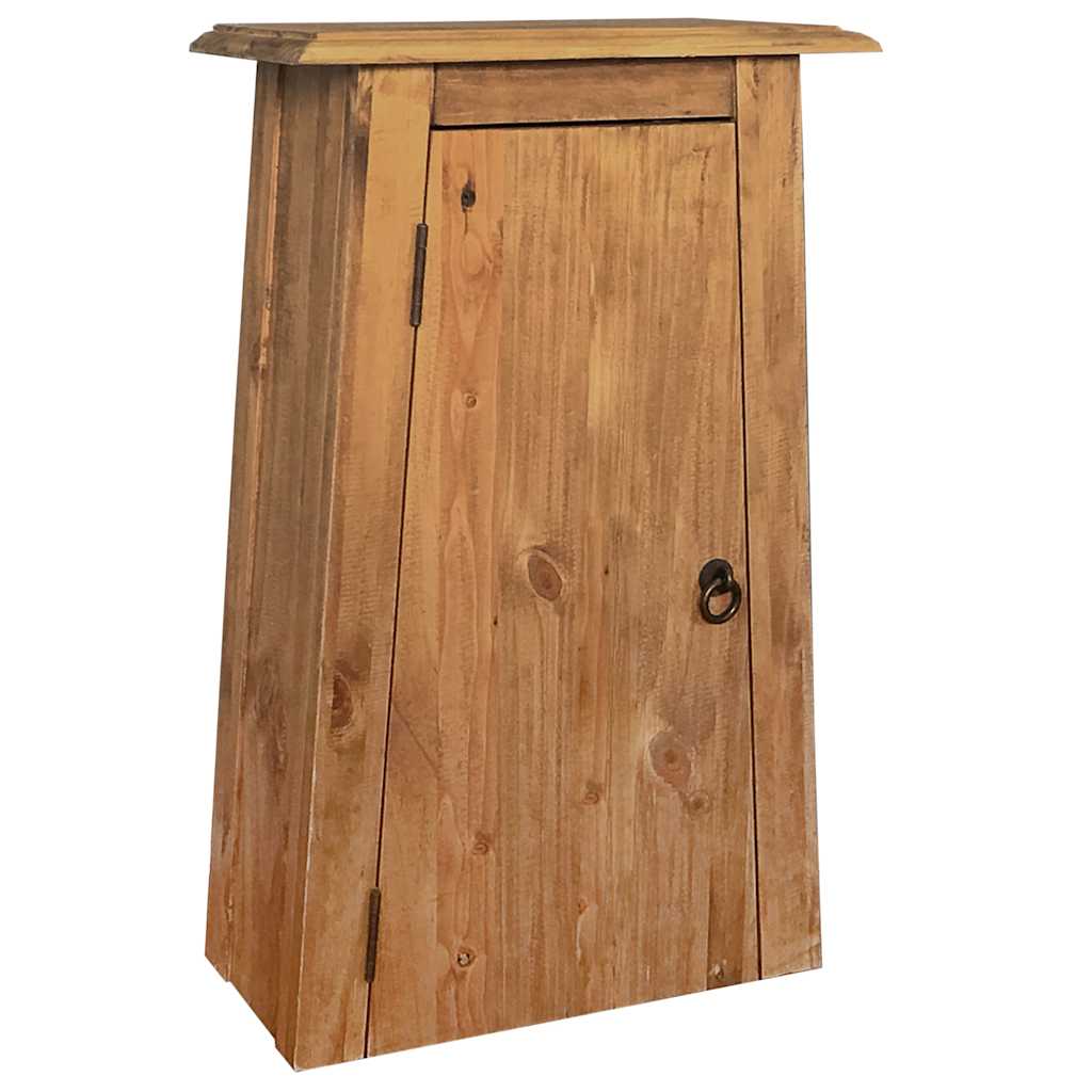 vidaXL Ντουλάπι Μπάνιου Επίτοιχο 42x23x70 εκ. Μασίφ Ανακυκλωμένο Πεύκο