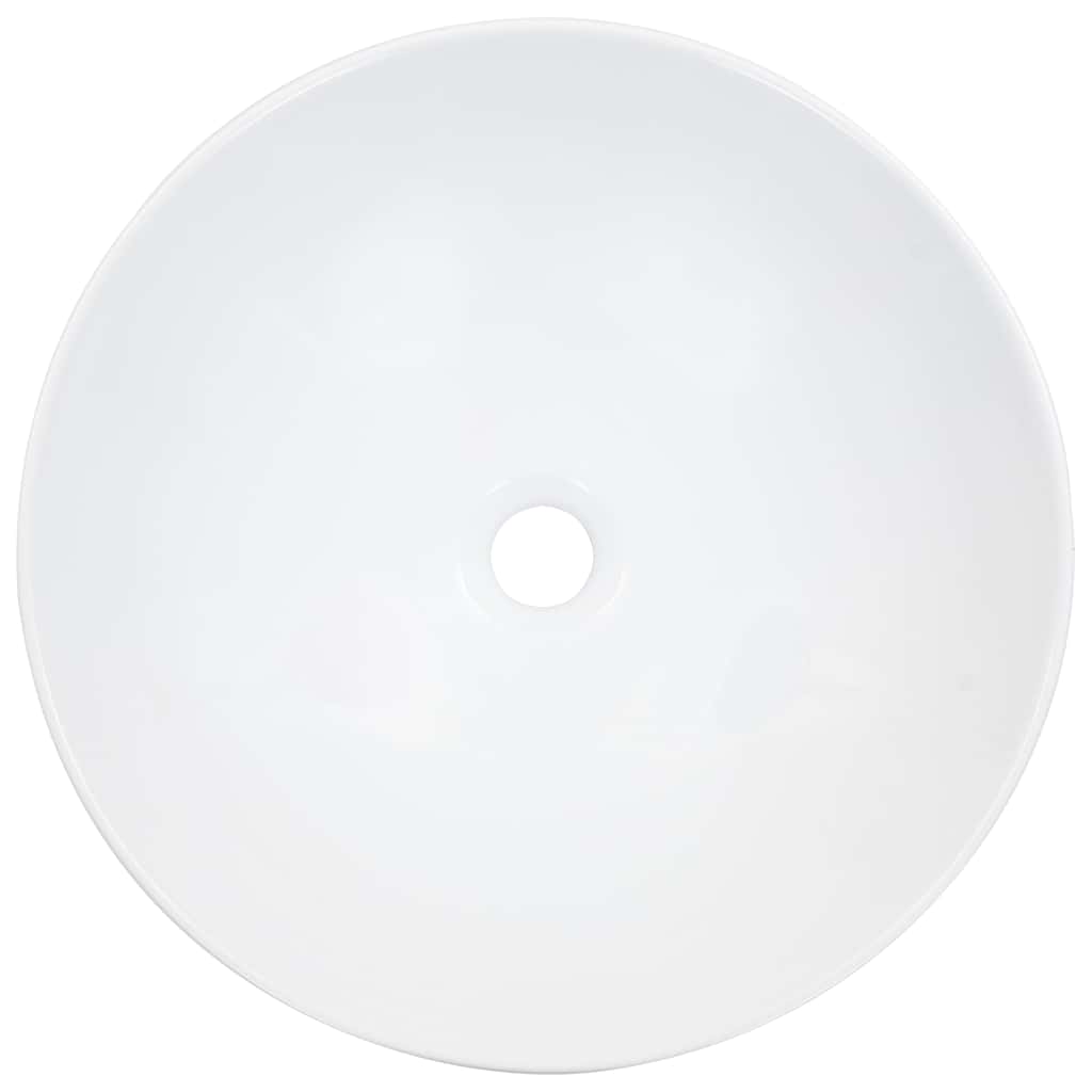vidaXL Νιπτήρας Λευκός 41 x 12,5 εκ. Κεραμικός