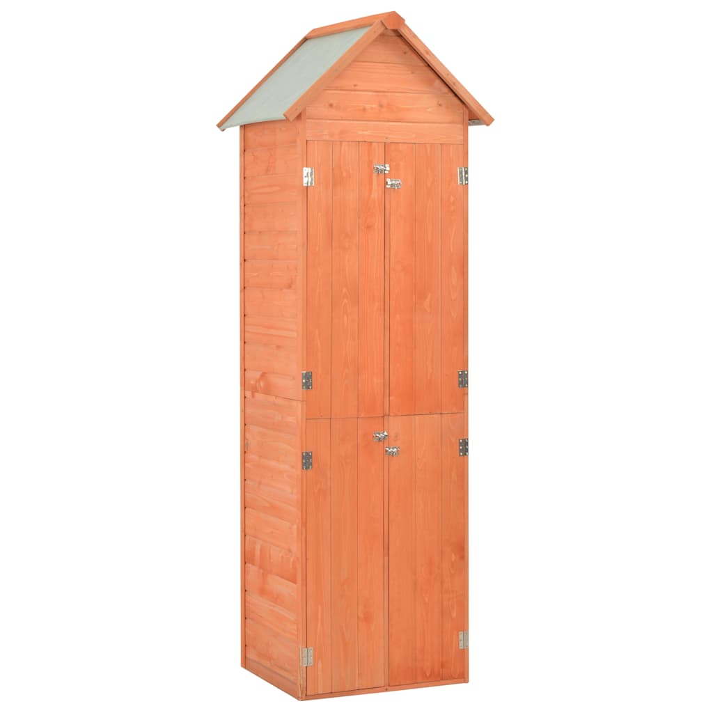 vidaXL Αποθήκη Κήπου 71 x 60 x 213 εκ. Ξύλινη