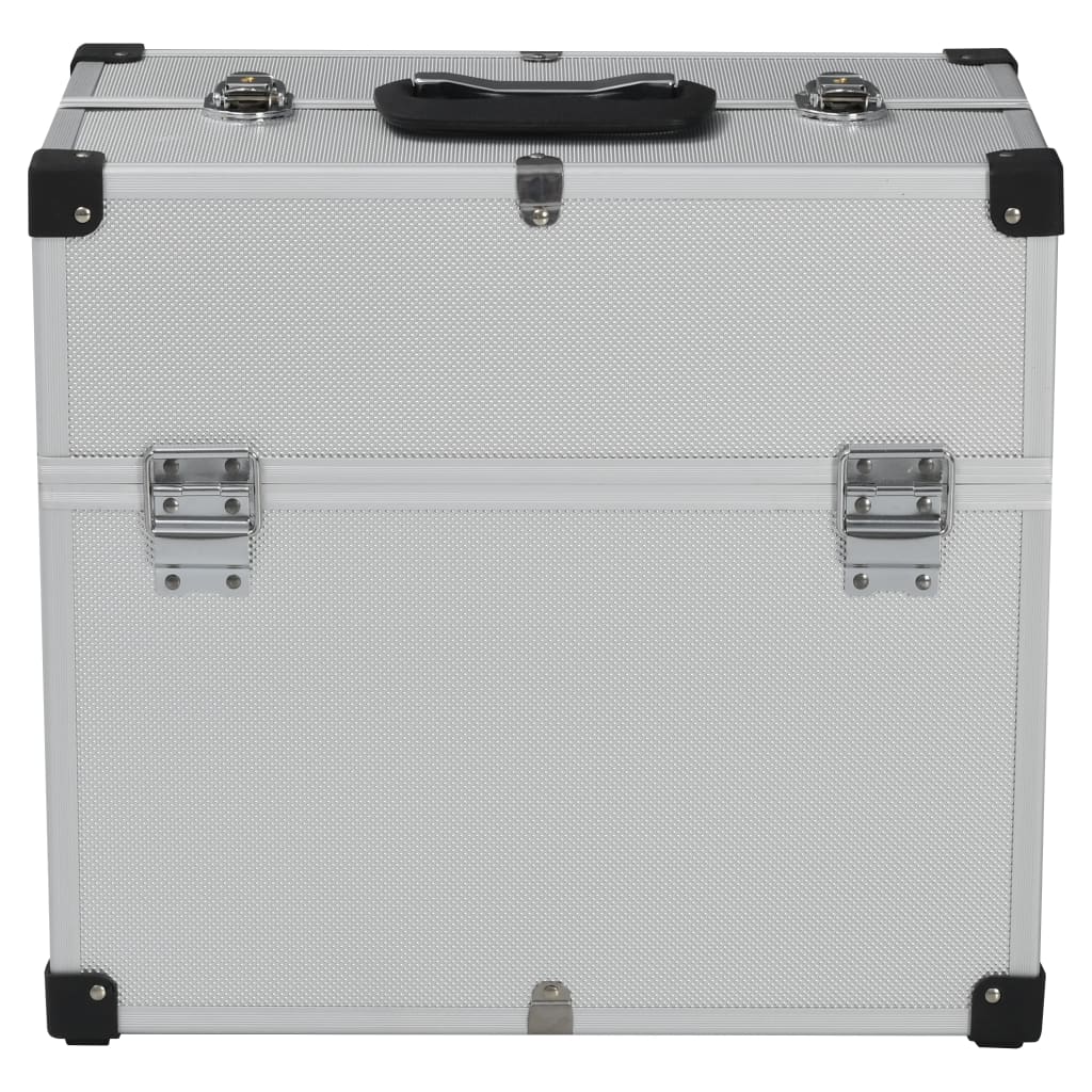 vidaXL Εργαλειοθήκη Ασημί 38 x 22,5 x 34 εκ. Αλουμινίου