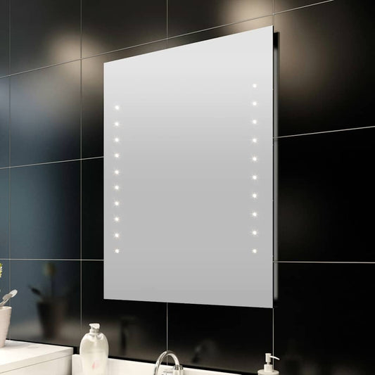 Καθρέφτης Μπάνιου 60x80cm(Μ x Υ) με Φώτα LED