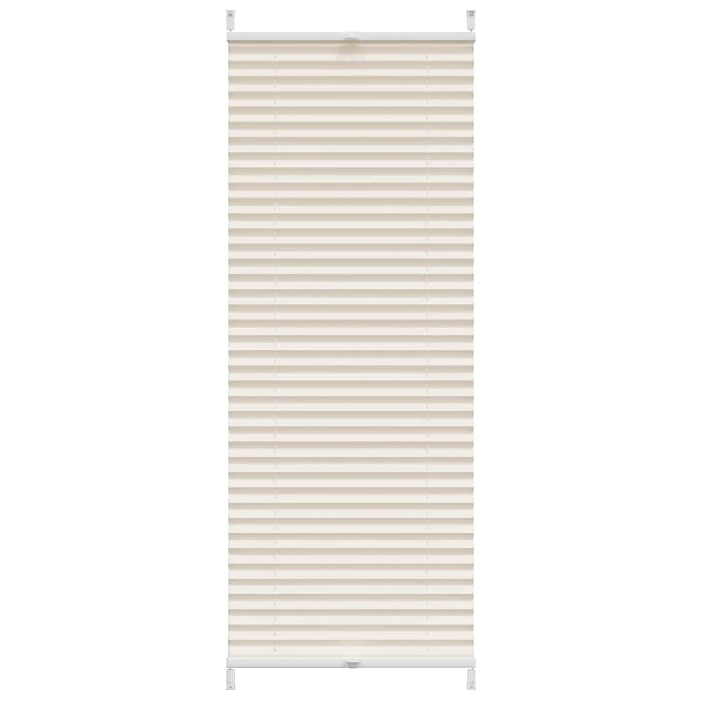 vidaXL Πλισέ ρόλερ σκίασης 60x100cm Κρεμ