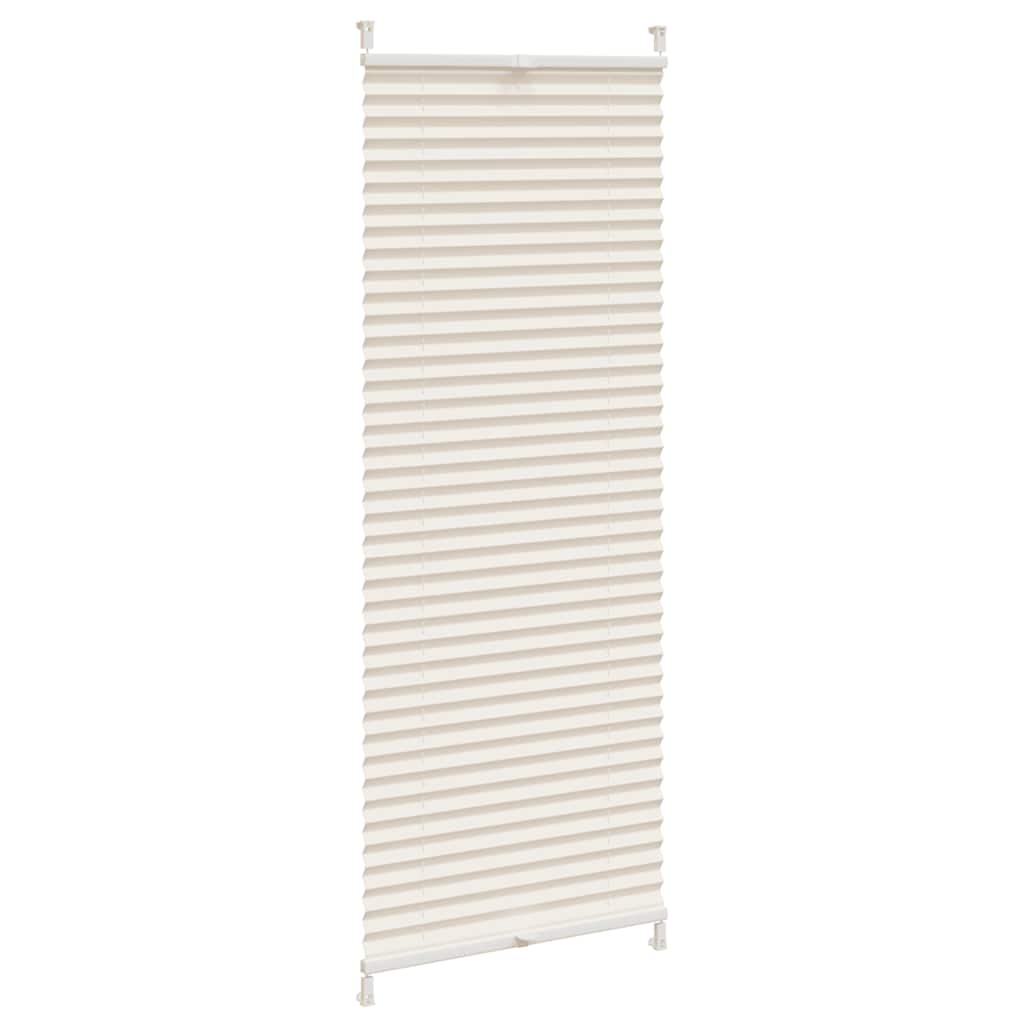 vidaXL Πλισέ ρόλερ σκίασης 60x100cm Κρεμ