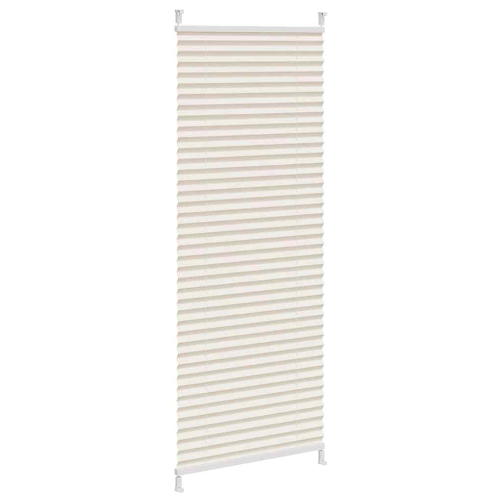 vidaXL Πλισέ ρόλερ σκίασης 60x100cm Κρεμ
