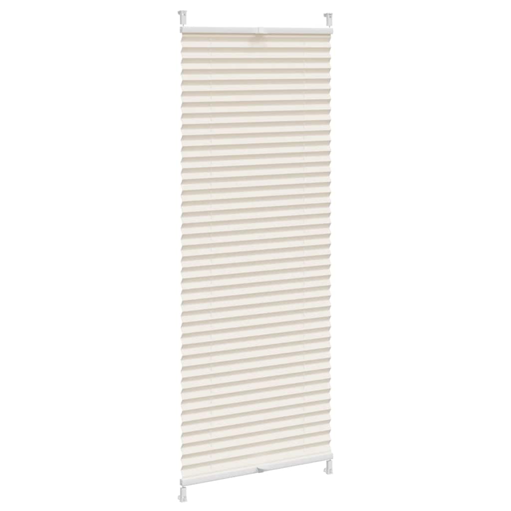 vidaXL Σύστημα Σκίασης Πλισέ Κρεμ 40 x 150 εκ.