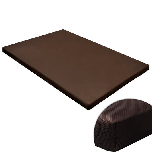 170240 vidaXL Dog Mat Flat Square Brown M