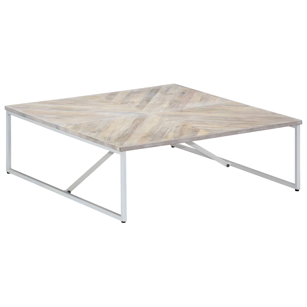 vidaXL Τραπεζάκι Σαλονιού 110 x 110 x 36 εκ. από Μασίφ Ξύλο Μάνγκο