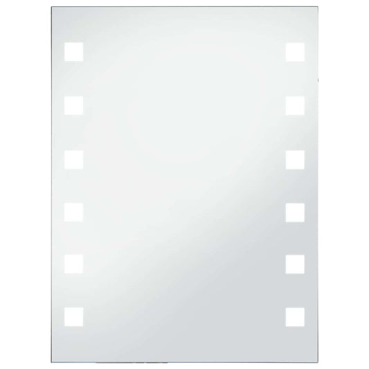 vidaXL Καθρέφτης Μπάνιου Τοίχου με LED 60 x 80 εκ.