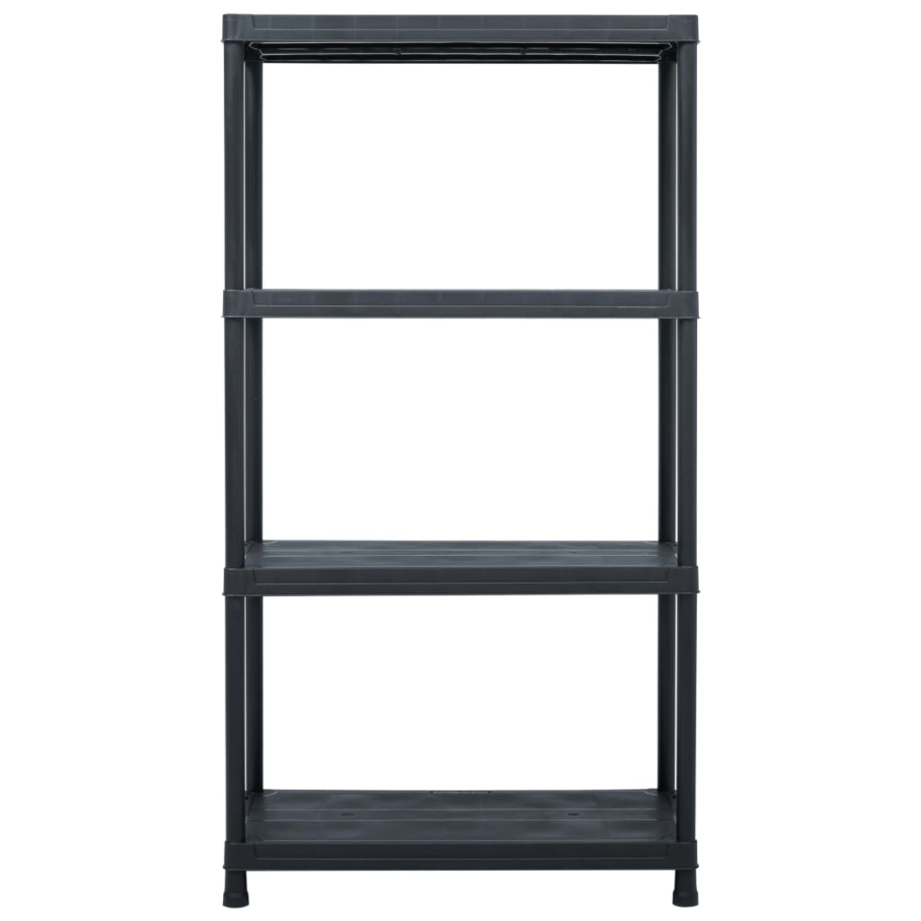 vidaXL Ραφιέρα Μαύρη 100 κ. 60 x 30 x 138 εκ. Πλαστική