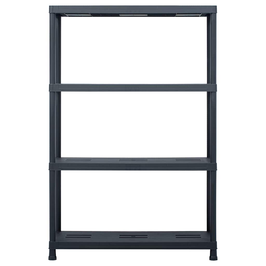 vidaXL Ραφιέρα Μαύρη 220 κ. 90 x 40 x 138 εκ. Πλαστική