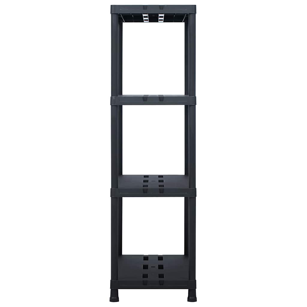 vidaXL Ραφιέρα Μαύρη 220 κ. 90 x 40 x 138 εκ. Πλαστική