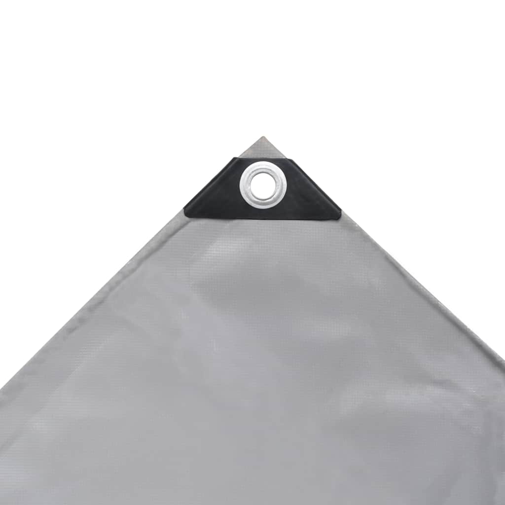 vidaXL Μουσαμάς Γκρι 1,5 x 6 μ. 650 γρ./μ.²