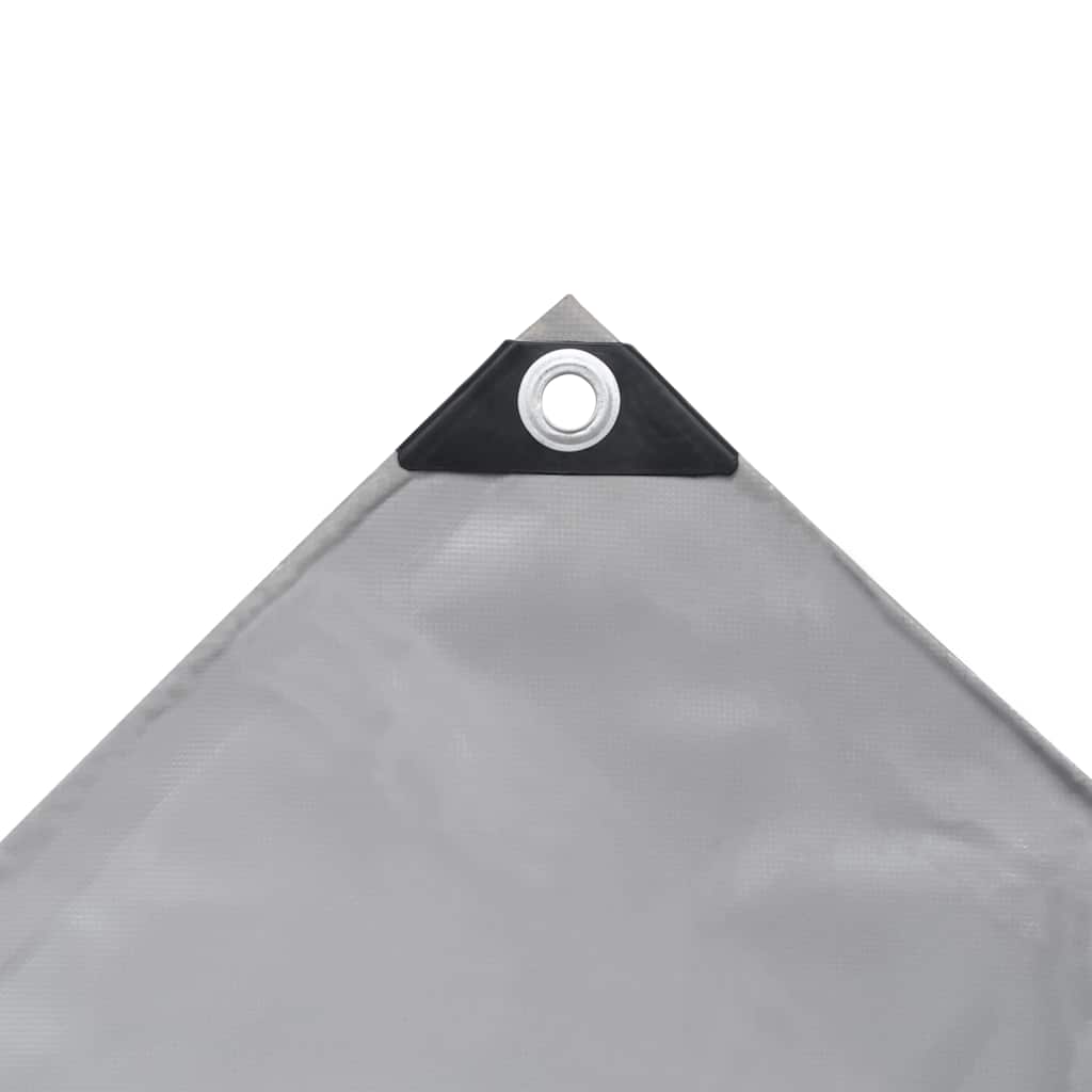 vidaXL Μουσαμάς Γκρι 1,5 x 10 μ. 650 γρ./μ.²