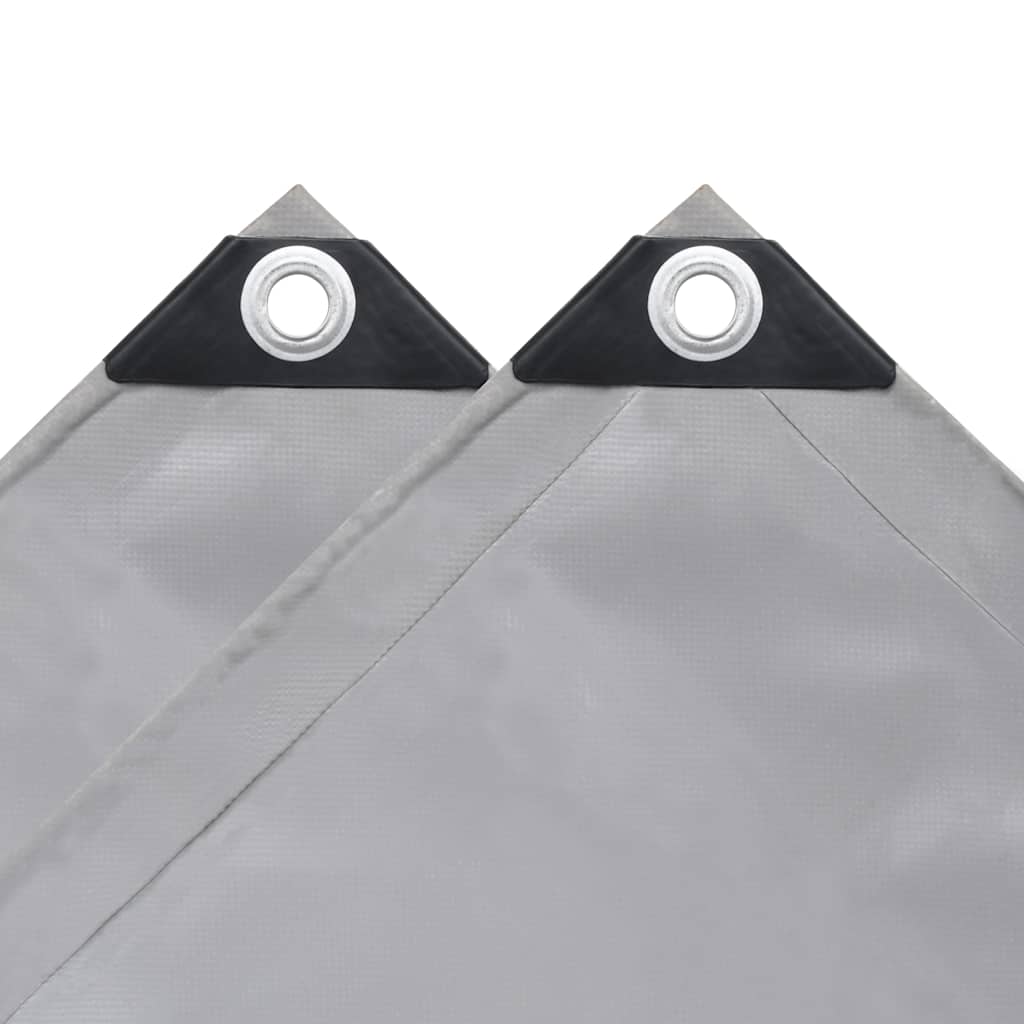 vidaXL Μουσαμάς Γκρι 1,5 x 20 μ. 650 γρ./μ.²