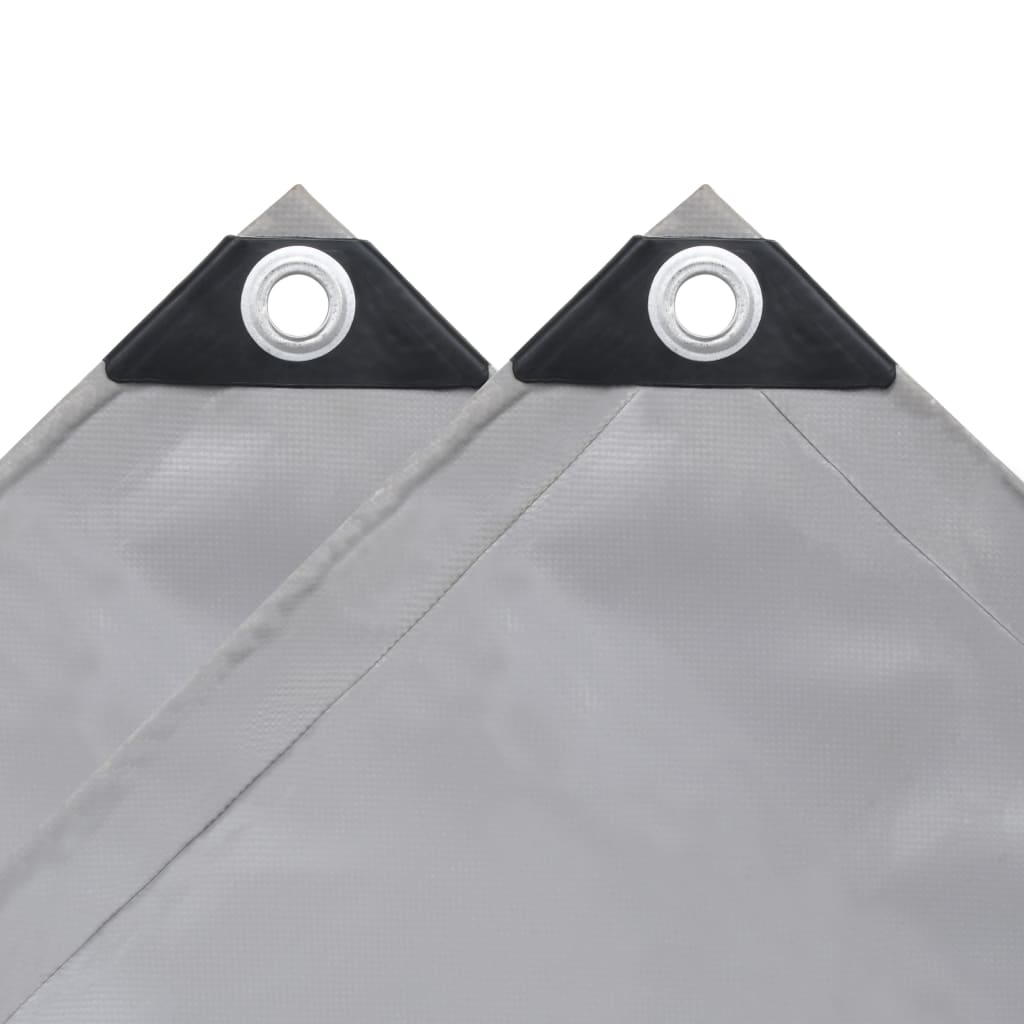 vidaXL Μουσαμάς Γκρι 2,5 x 3,5 μ. 650 γρ./μ.²