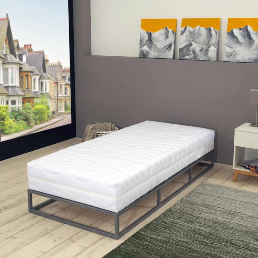 282819 vidaXL Mattress 140x200 cm 7 Zone Pocket Spring 20 cm H3