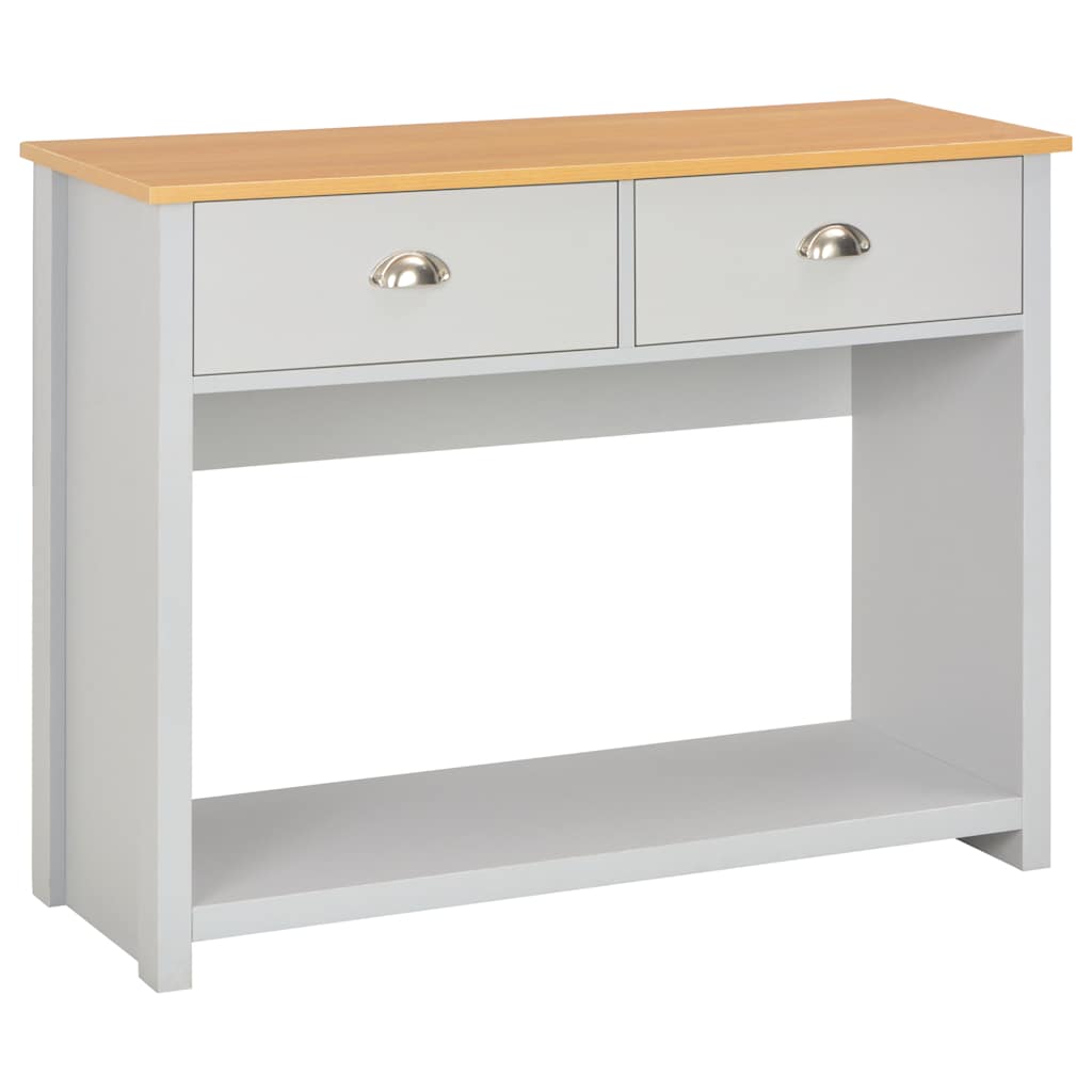 vidaXL Τραπέζι Κονσόλα Γκρι 97 x 35 x 76 εκ.